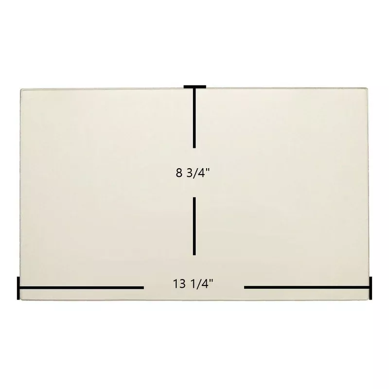 Ashley Door Glass Replacement 13 1/4″ x 8 3/4″ Ceramic Panel (C-D-031)