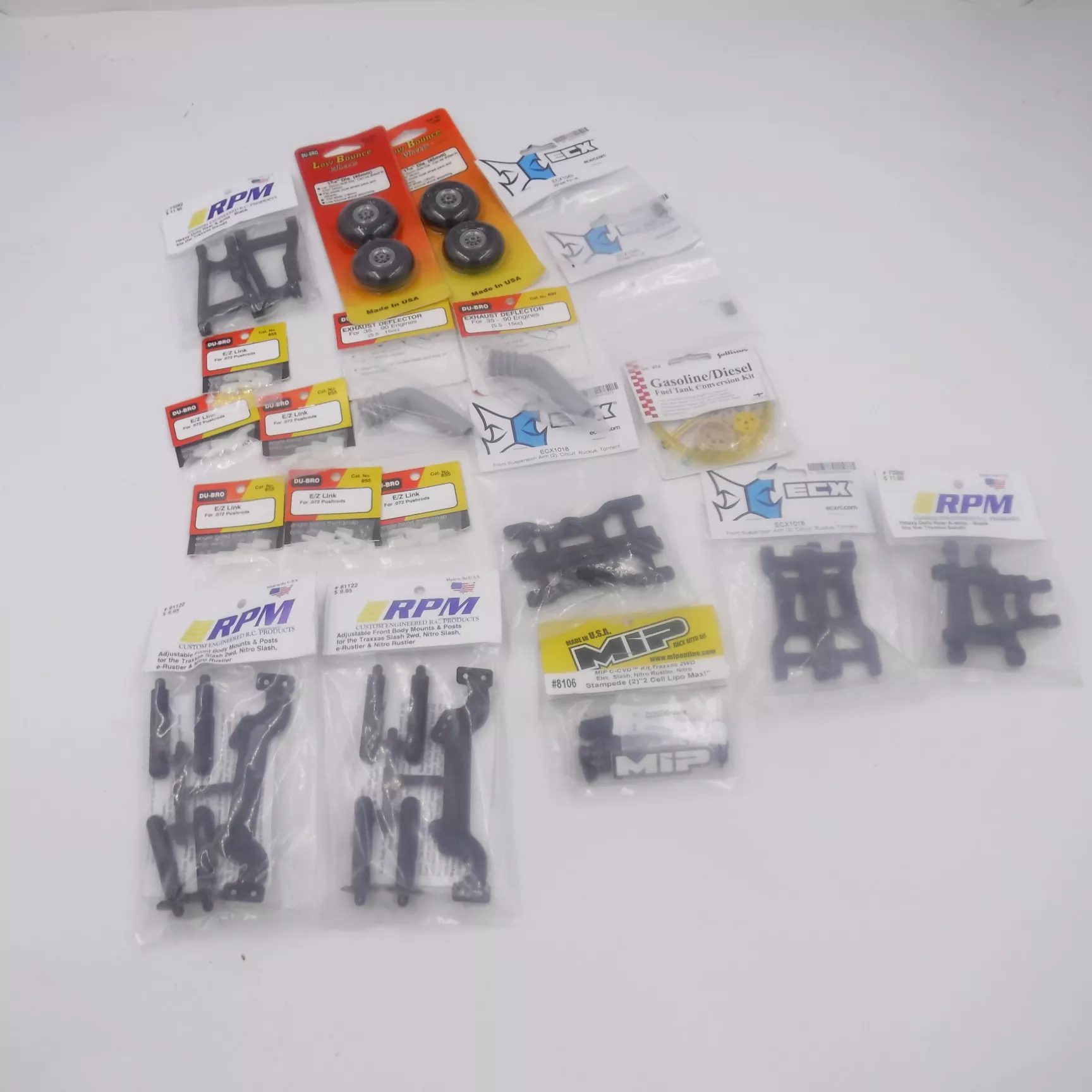 Assortment Of RC Parts Traxxas Slash Nitro Slash Low Bounce Airplane Wheels