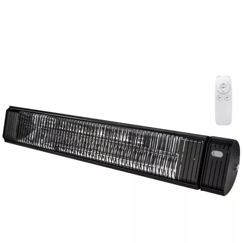 Aura Carbon Series Electric 27-Inch Patio Heater – 1500 Watts – 120V w/ Remote CF15120B
