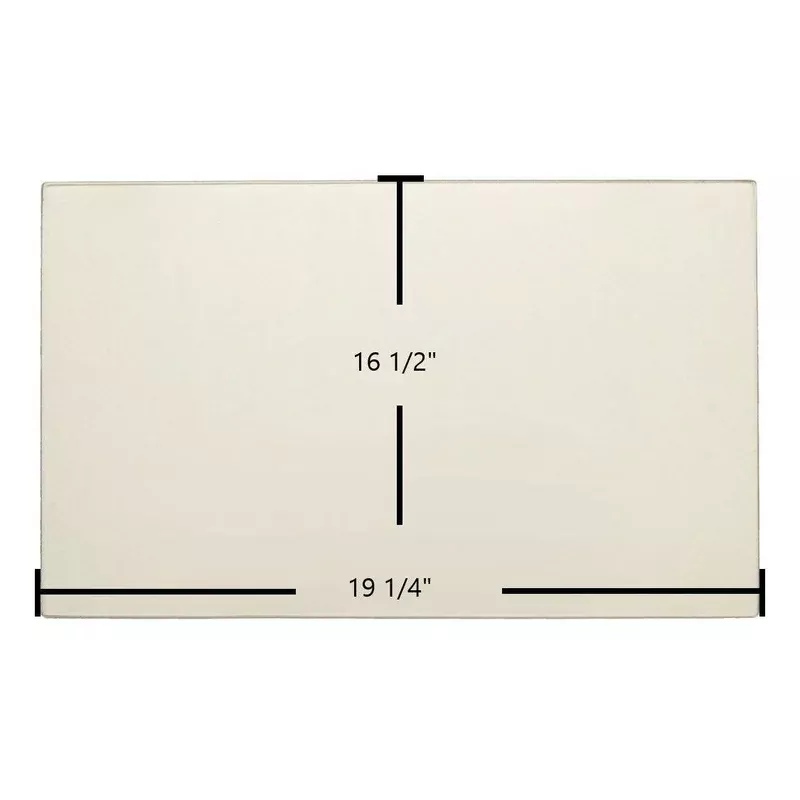 Austroflamm Chester Compact/Xtra Door Glass Replacement 16 1/2″ x 19 1/4″ High-Temperature Ceramic Glass Panel (ADS10098)