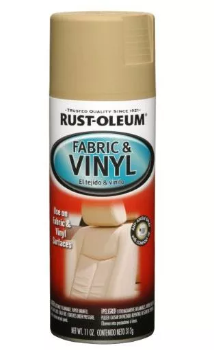 Automotive 248921 Fabric & Vinyl Spray Paint, 11 Oz, Sand