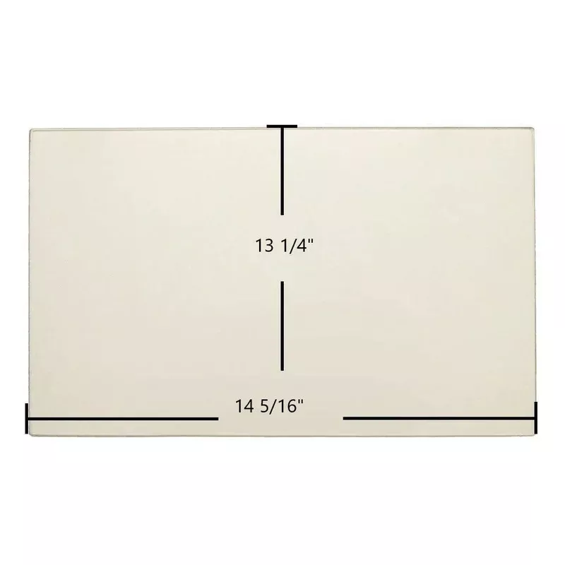 Avalon Astoria Pellet Front Door Glass Replacement 14 5/16″ x 13 1/4″ High-Temperature Ceramic Glass Panel (901-02004)