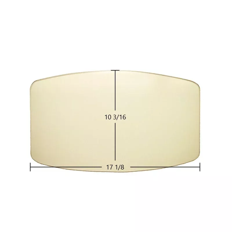 Avalon Rainier / Pendleton Door Glass Replacement 17 1/8″ x 10 3/16″ Arched High-Temperature Ceramic Glass Panel (250-00595 / 994-0034)