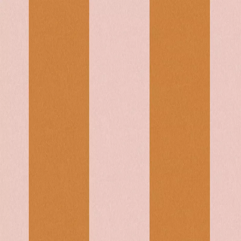 Awning Stripe Pink Cloud/Gorse Wallpaper