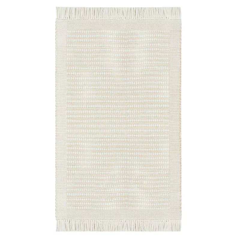 (B818) Newton Ivory Flatweave Accent Rug, 3x5