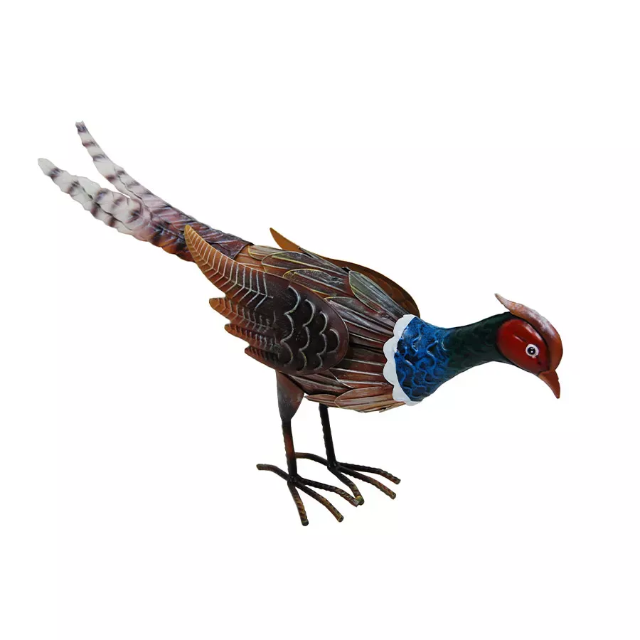 Backyard Expressions Mini Metal Pheasant Décor