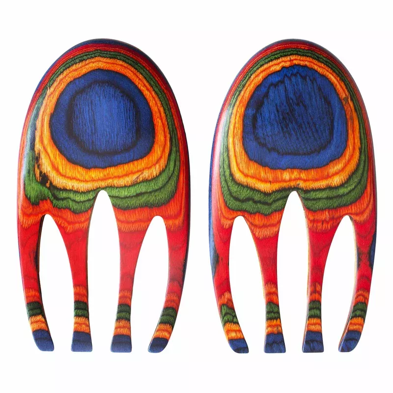 Baltique Marrakesh Collection Salad Hands Serving Set