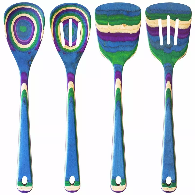 Baltique Mumbai Collection 4-Piece Cooking Utensil Set