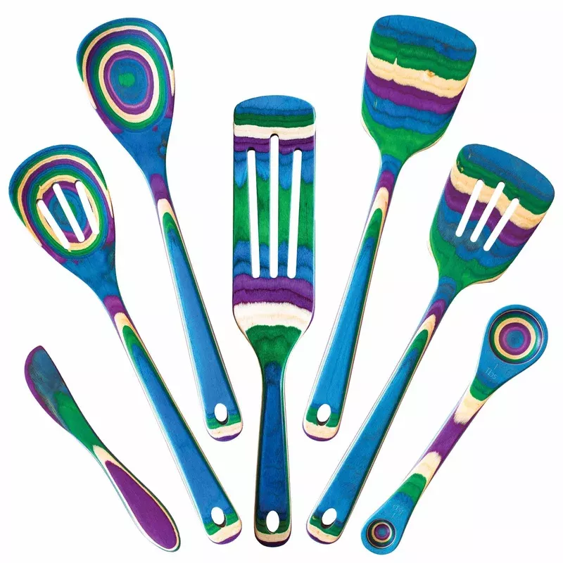 Baltique Mumbai Collection 7-Piece Cooking Utensil Set