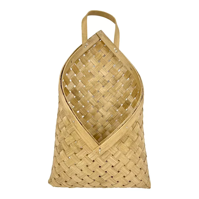 Bamboo Wall Basket, 8x14