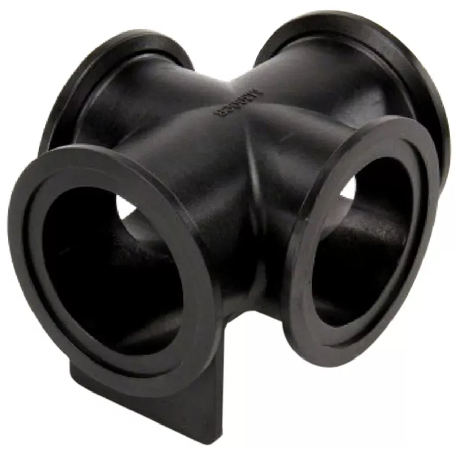 Banjo Full Port Flanged Cross - 2"