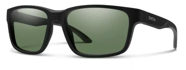 Basecamp-Matte Black-Chromapop Polarized Gray Green