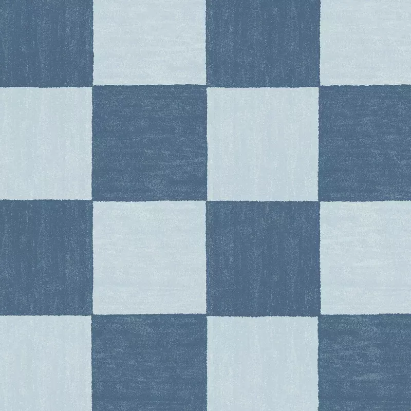 Battenberg Denim Blue Wallpaper