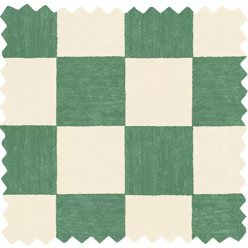 Battenberg Spinach Green Linen Fabric