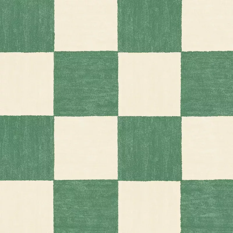 Battenberg Spinach Green Wallpaper