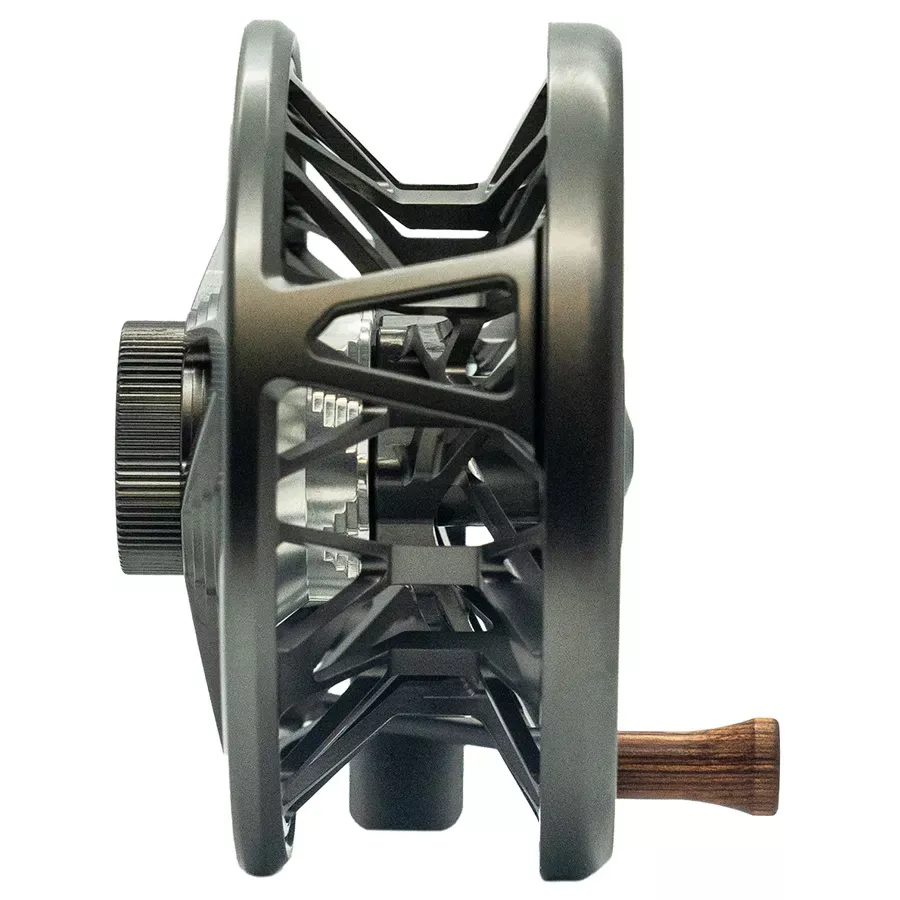 Bauer RVR Fly Reel - Charcoal/Silver - 4/5