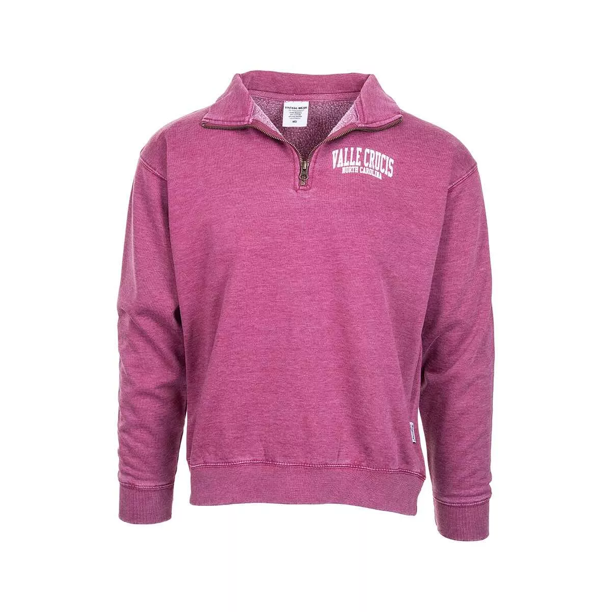 Bay Pointe Valle Crucis Burnwash Quarter Zip Long Sleeve Pullover