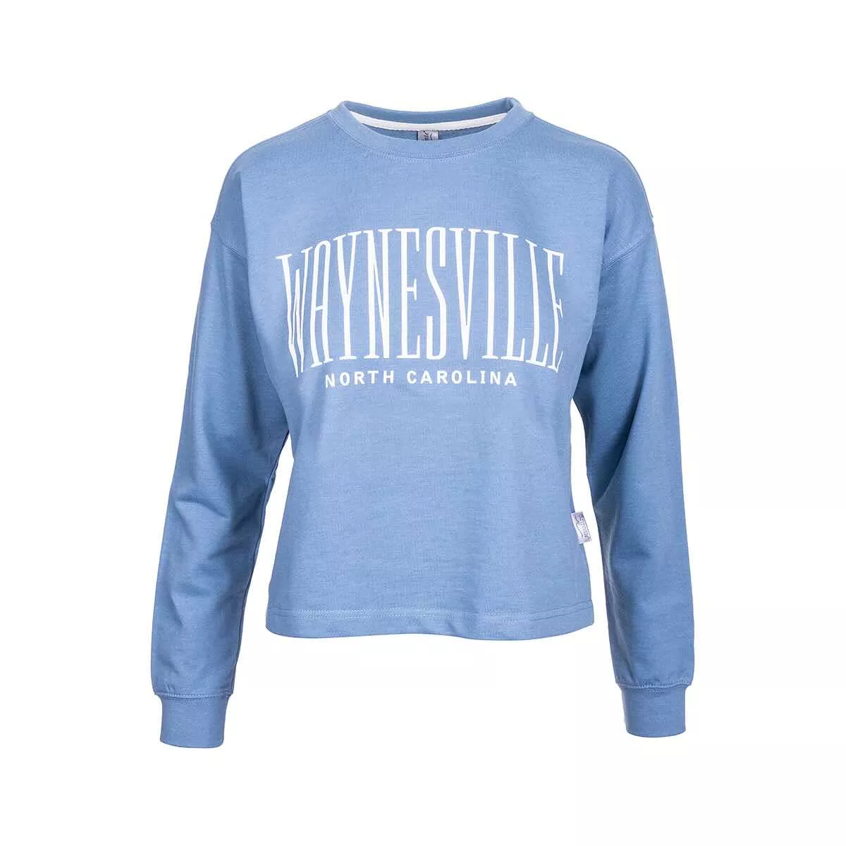 Bay Pointe Women's Waynesville Tall French Terry Cropped Crew Sweatshirt