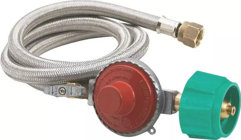 Bayou Classic M5HPR-1 Hose & Regulator, 10 PSI