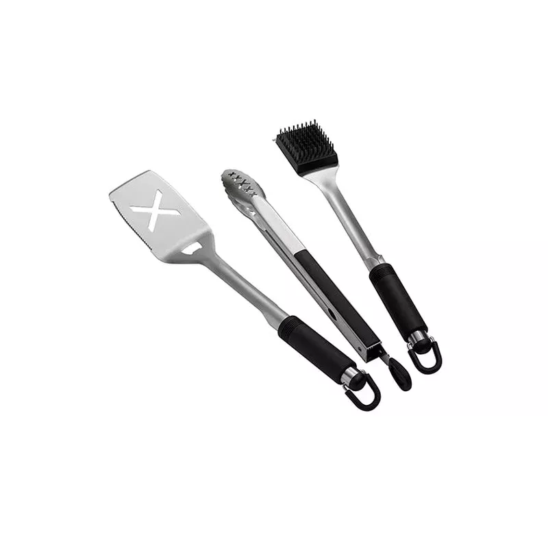 BBQ Tool SetTongs & Spatula & Cleaning Brush