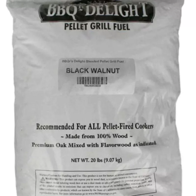 BBQr’s Delight Black Walnut Pellets – 20lbs