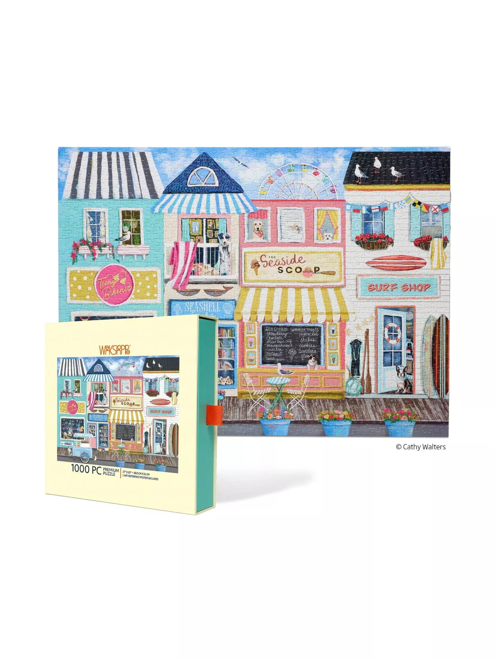 Beach Boardwalk 1000 Piece Summer Puzzle
