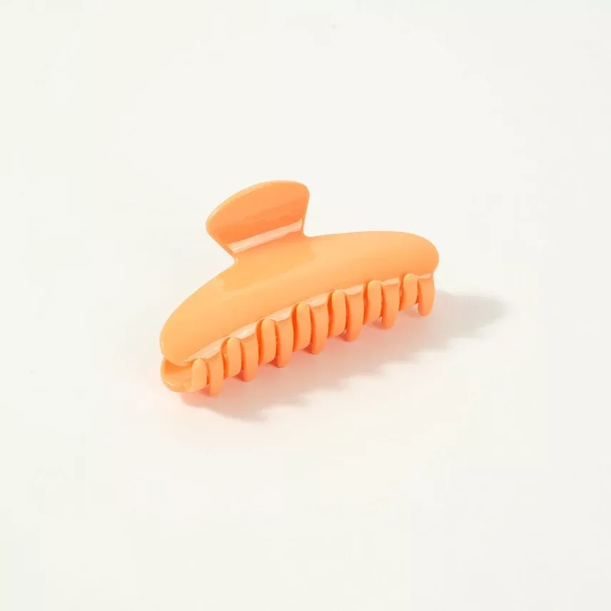 Beau - Hair Claw Clip, Pale Orange
