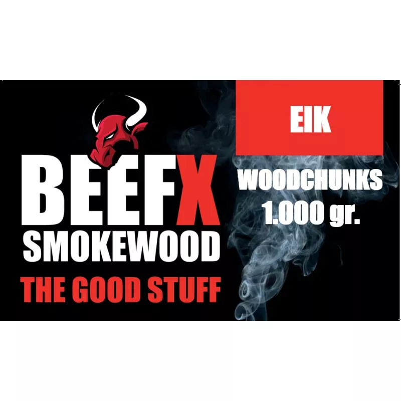 BEEFX – Smokewood Eik Chunks 1 kg