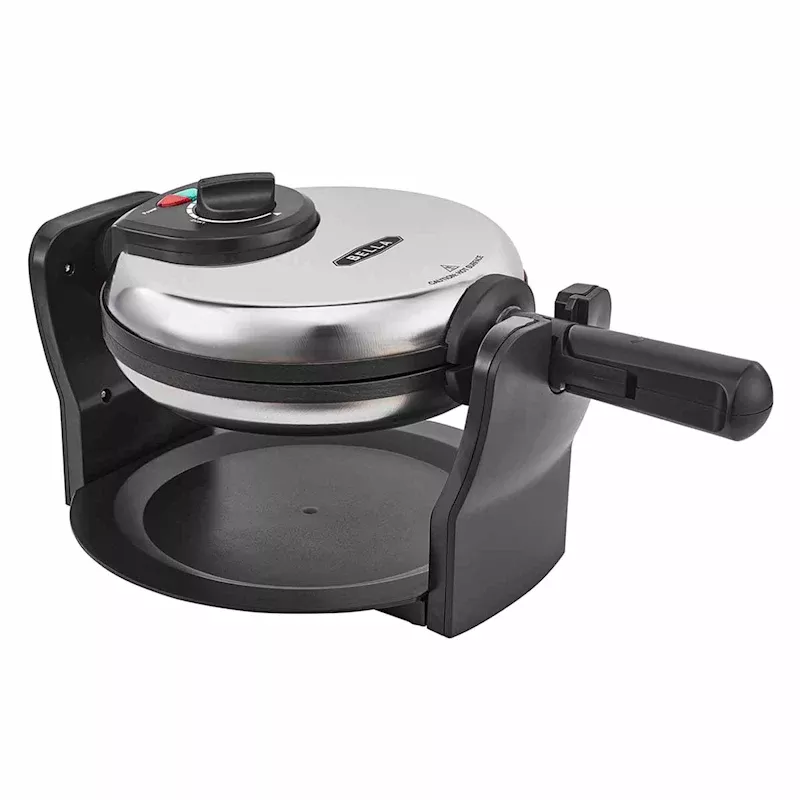 Bella Rotating Non-Stick Waffle Maker, Stainless Steel