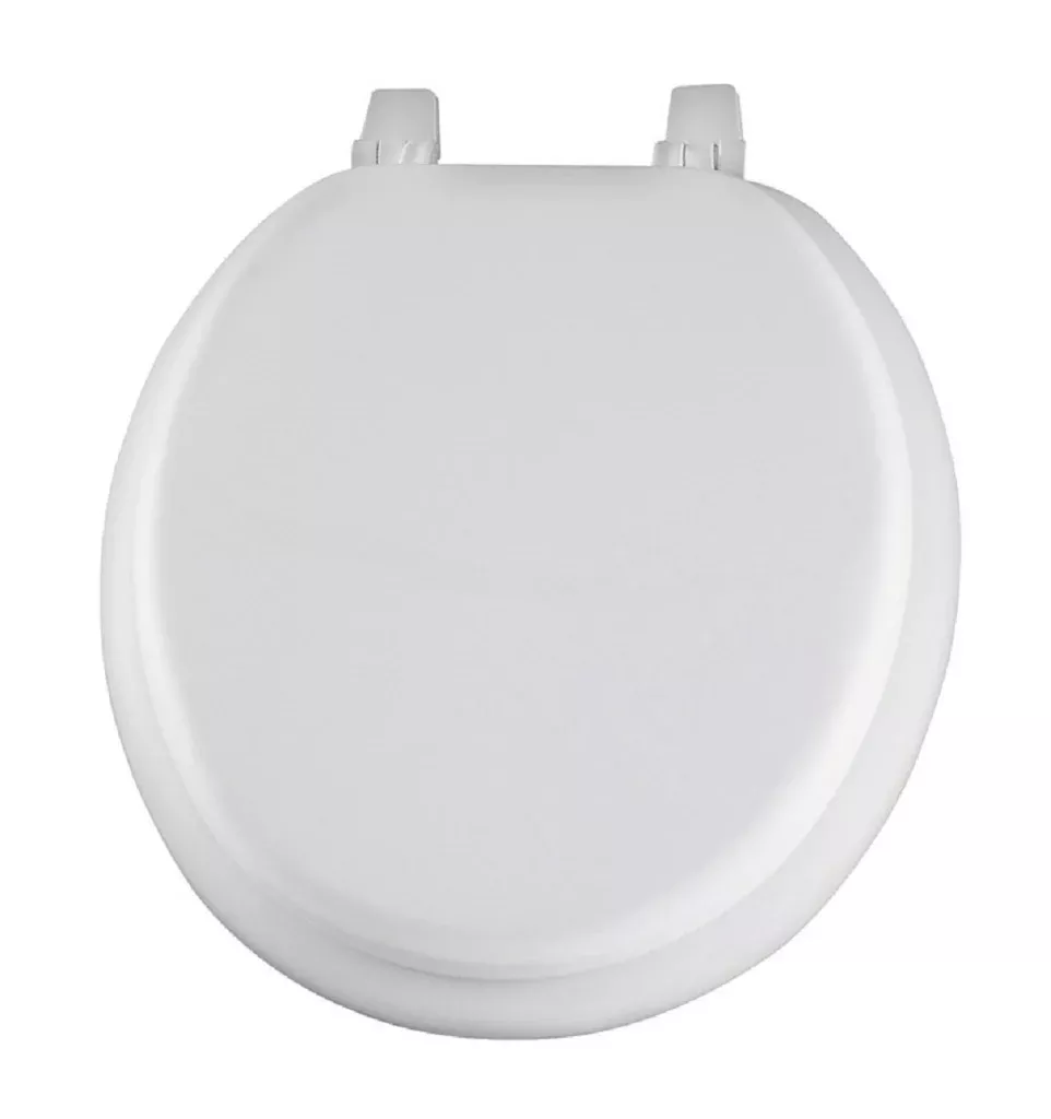 Bemis 11-000 Toilet Seat, Round, White