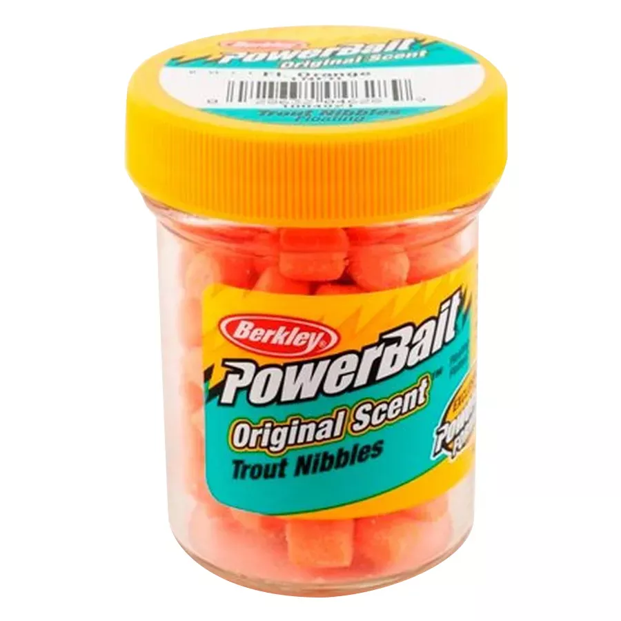 Berkley PowerBait Trout Nibbles - Fluorescent Orange