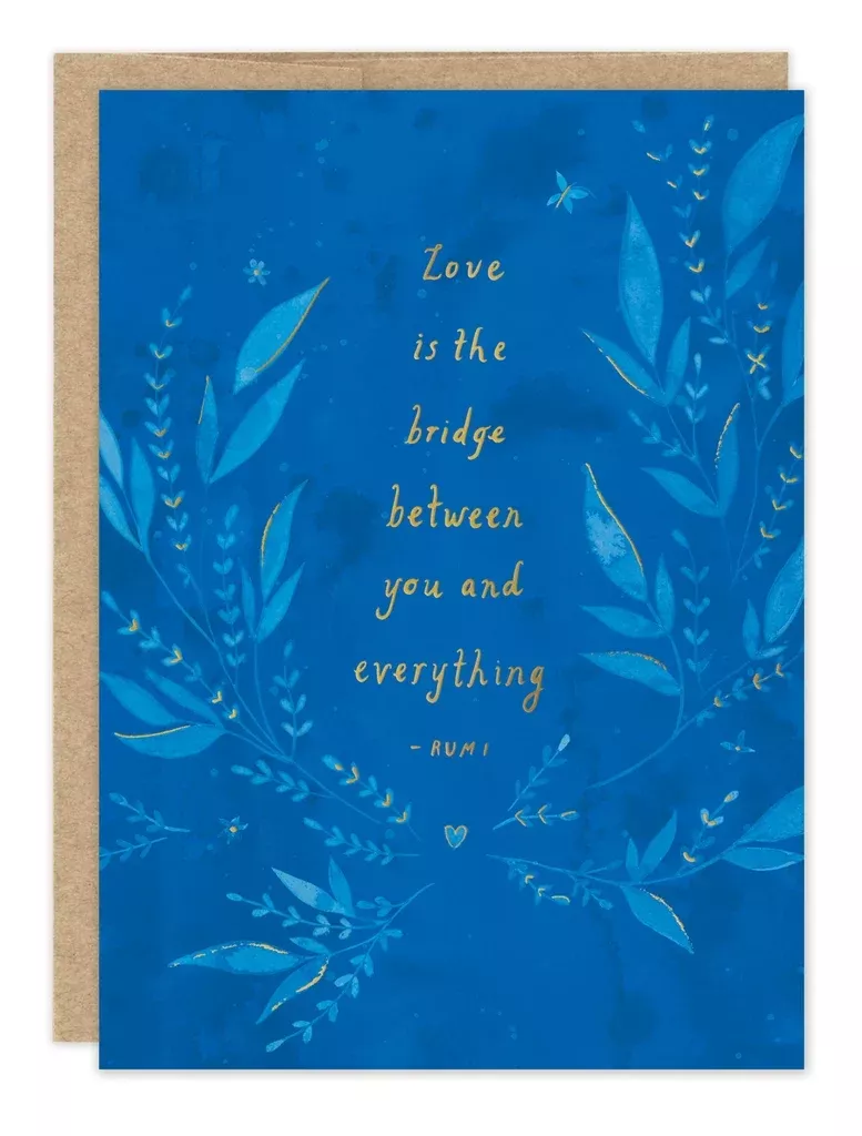 Biely & Shoaf - Love is the Bridge Sympathy Card