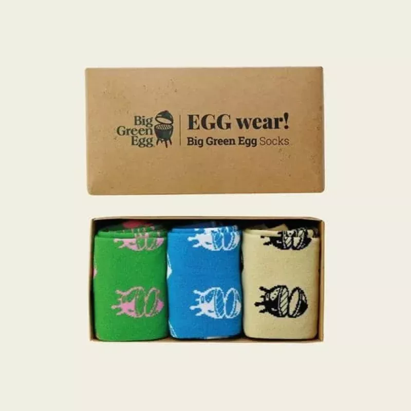 Big Green Egg 3-pack sokken 43-46