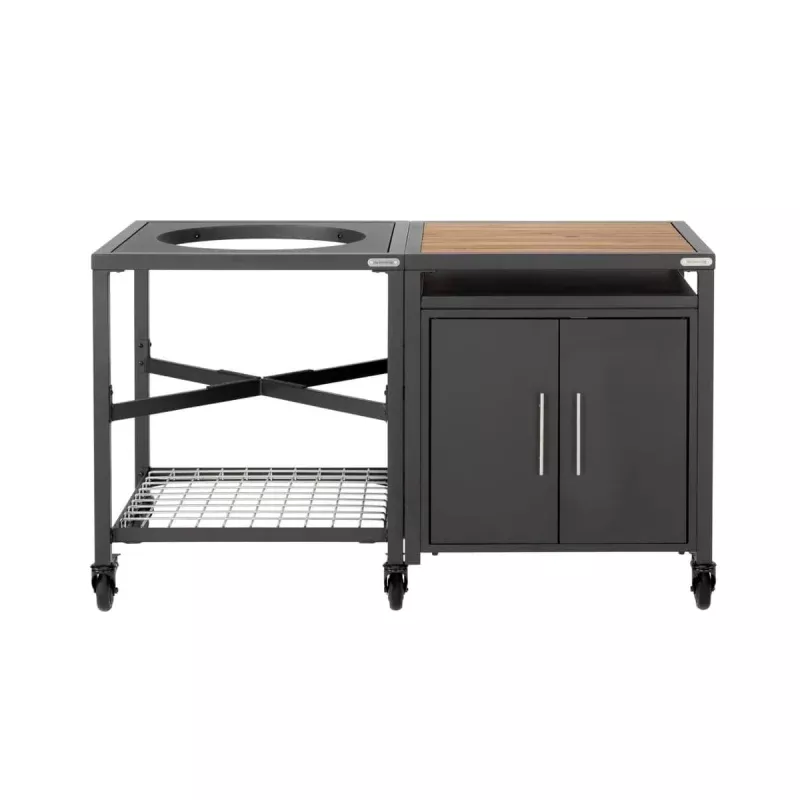 Big Green Egg Frame Medium + Expansion Cabinet