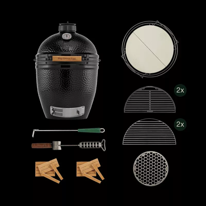 Big Green Egg – The Onyx Large Essential start collection