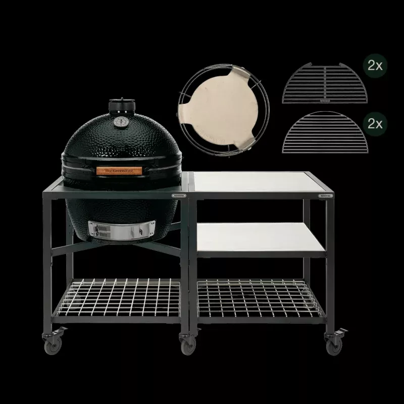 Big Green Egg – The Onyx XLarge outdoor kitchen RVS