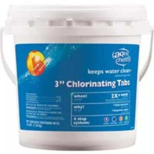 Biolab 31016AQU Chlorine Tablet, 3"x16 Lbs
