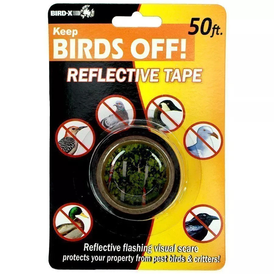 Bird-X Red Bird Repellent Tape - 50' Roll