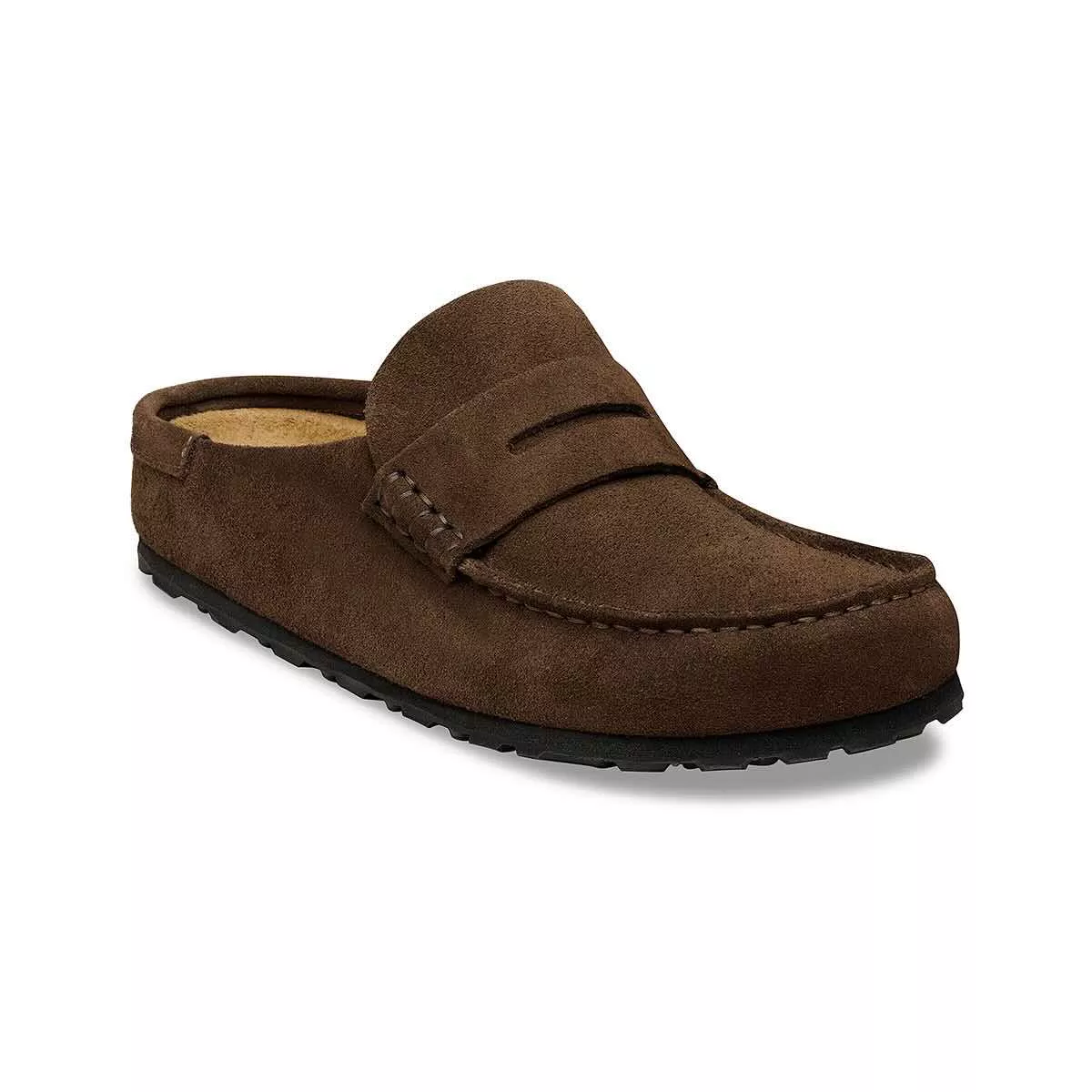 Birkenstock Men's Naples Wrapped Suede Leather Clogs