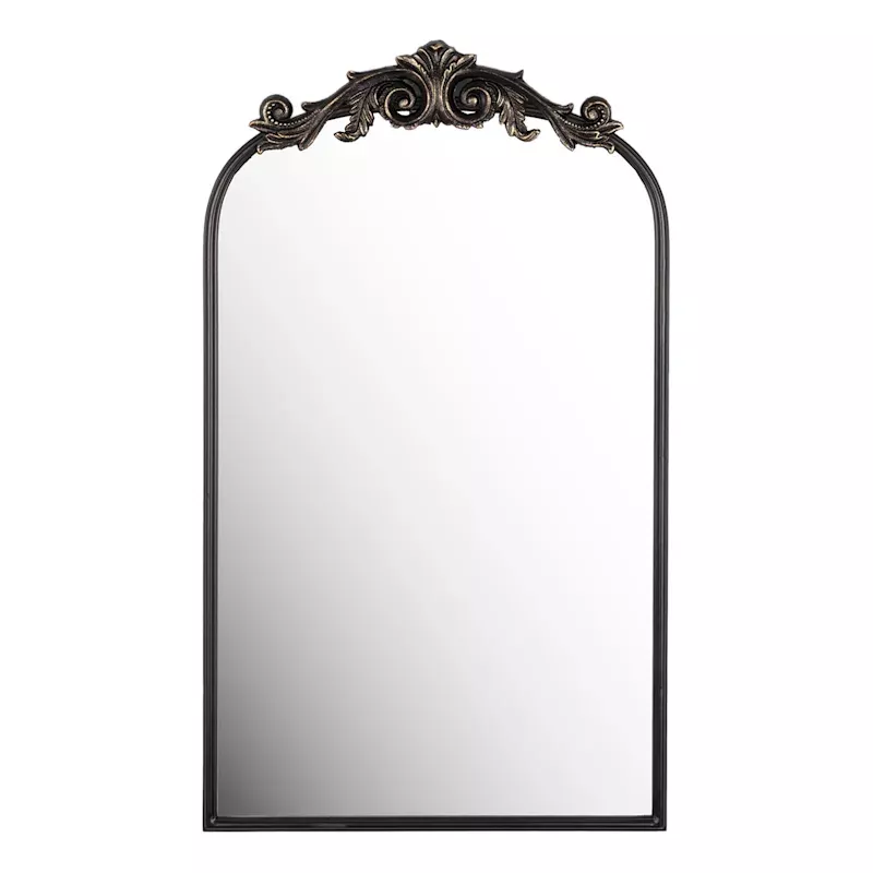 Black Antique Wall Mirror, 20x32
