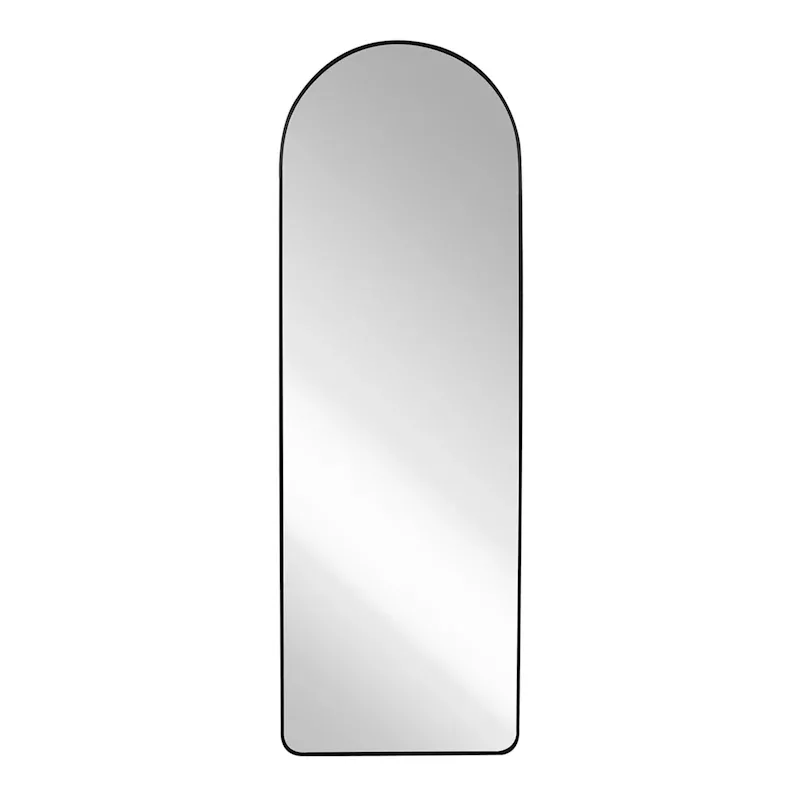 Black Arch Leaner Mirror, 24x70