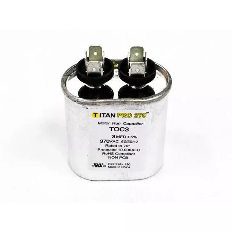 Black Bart Capacitor (1CBB1 / TOC3) 3 MFD Replacement for Wood Stove Blower Motors