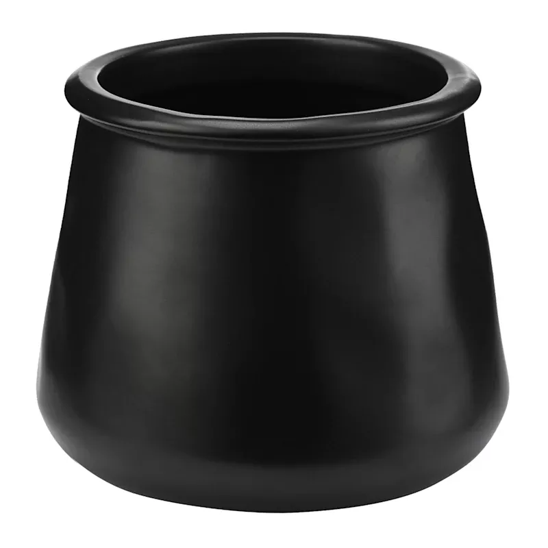 Black Ceramic Utensil Crock