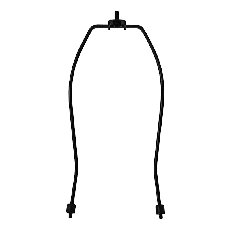 Black Detachable Metal Lamp Harp, 10"