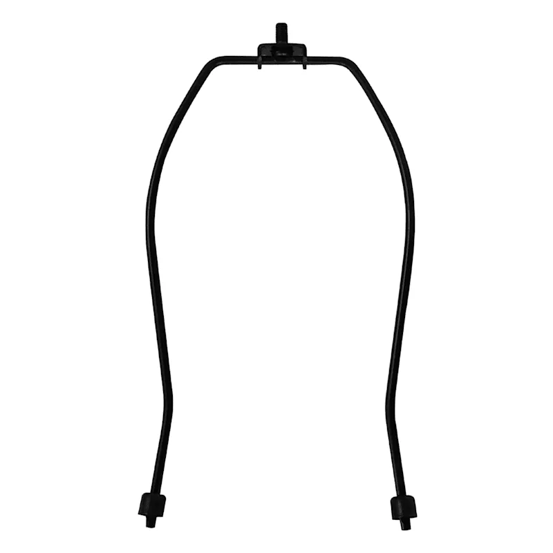 Black Detachable Metal Lamp Harp, 6"