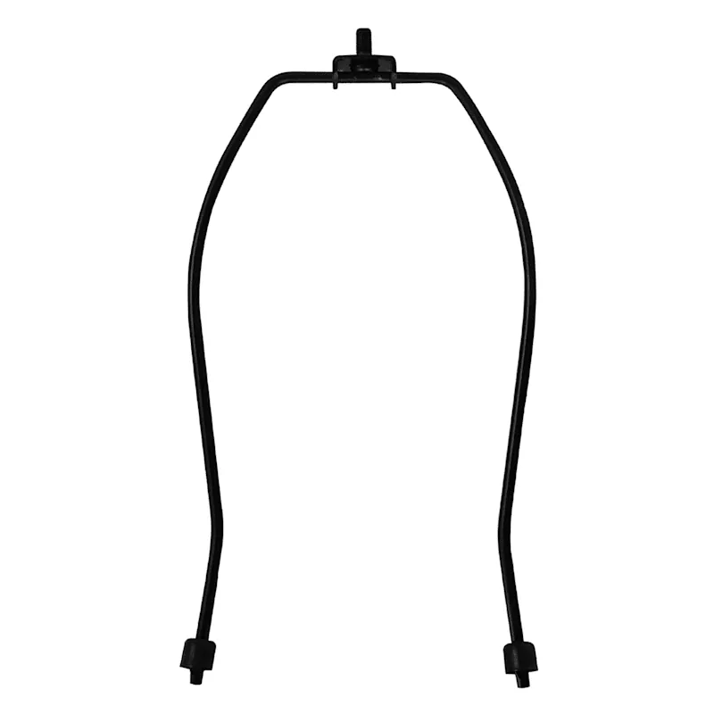 Black Detachable Metal Lamp Harp, 8"