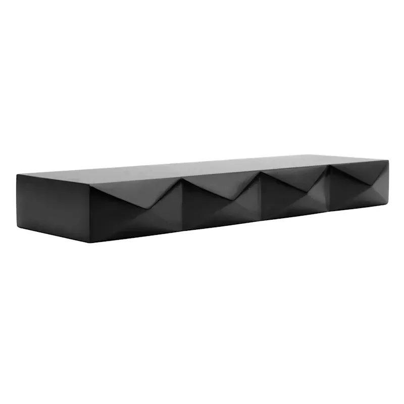 Black Geo Wall Ledge, 16"