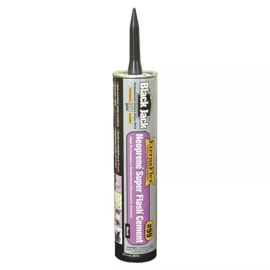 Black Jack Super Flash Neoprene Rubber Flashing Cement - 10 oz