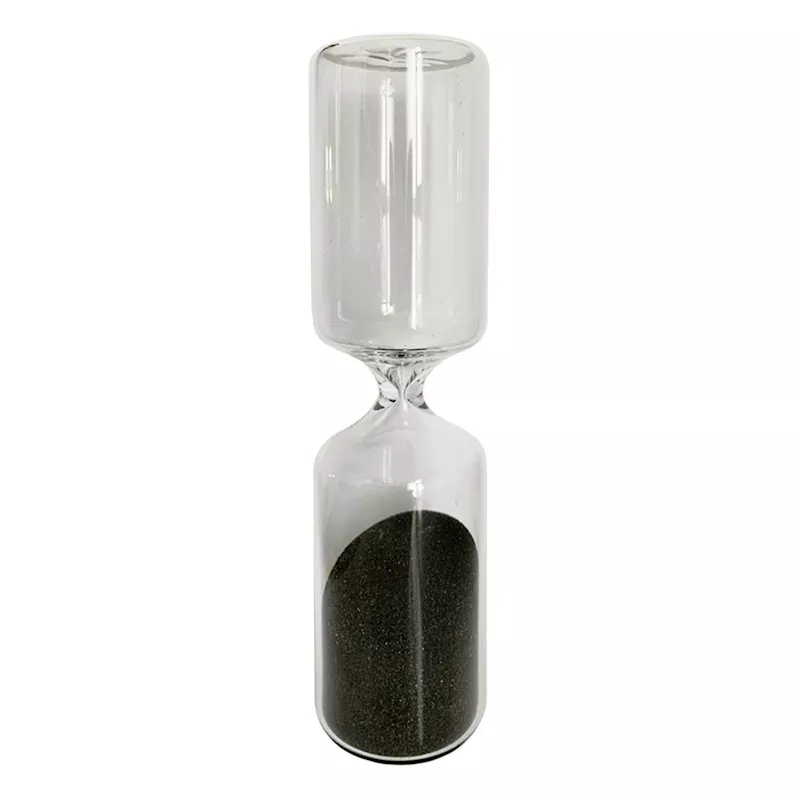 Black Sand Hourglass Figurine, 10"