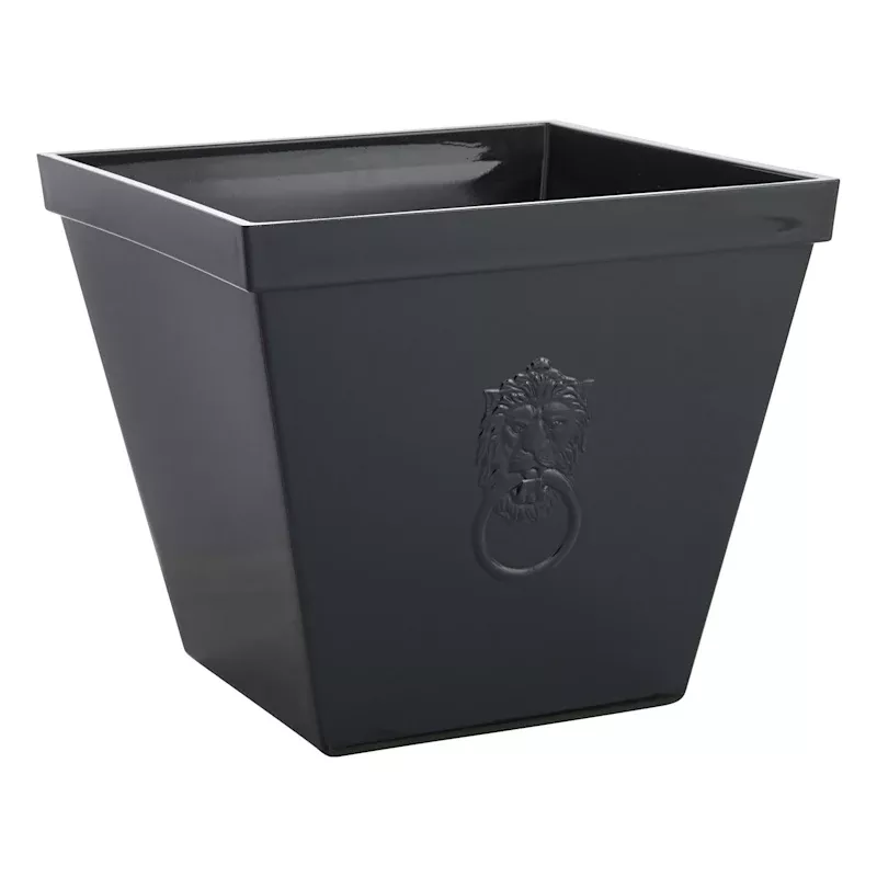 Black Sarabi Square Outdoor Planter, Large